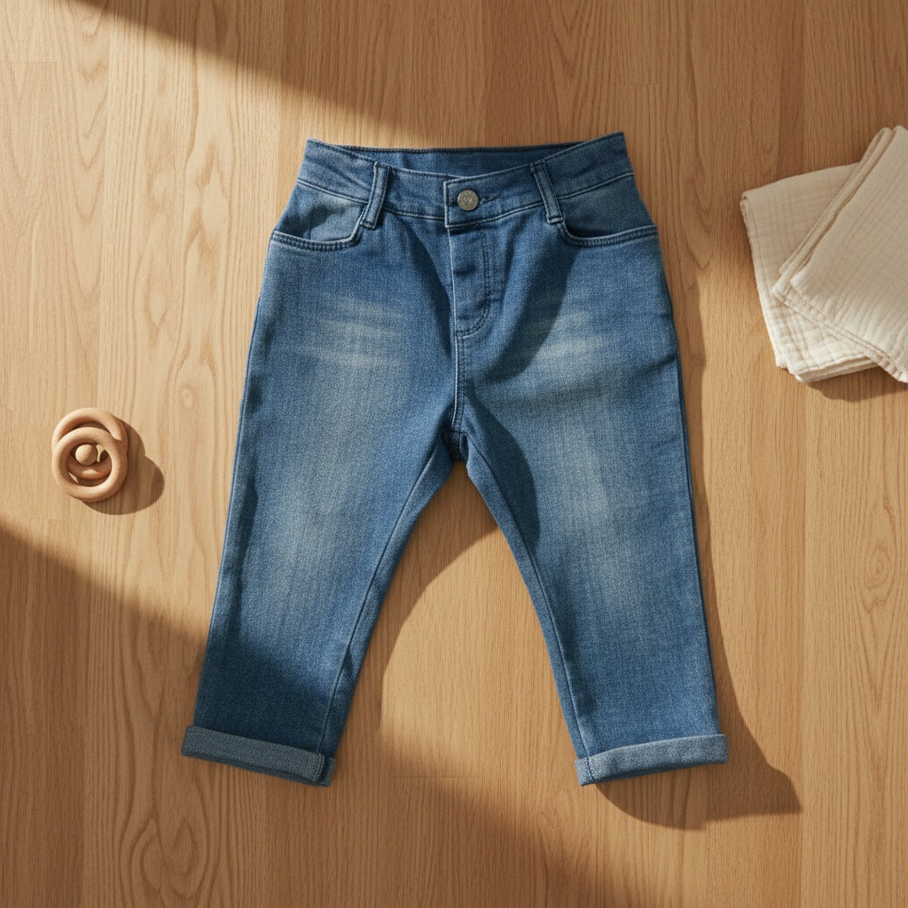 Little Denim Cropped Jeans