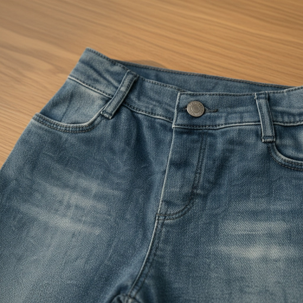 Little Denim Cropped Jeans