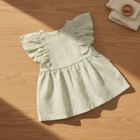 Little Bow Eyelet Dress