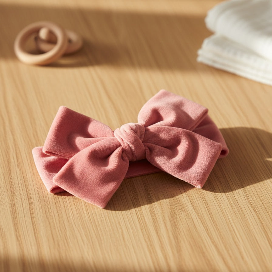 Little Velvet Bow Headband
