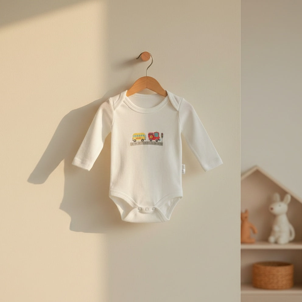 Little Car Bodysuit and Pants Set