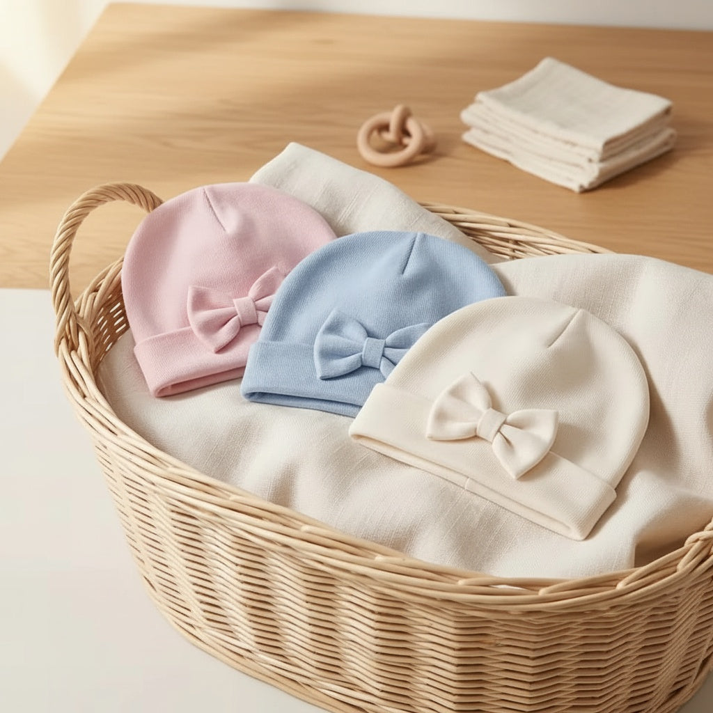 Little Bow Baby Hats