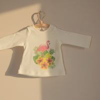 Little Flamingo Long Sleeve Top