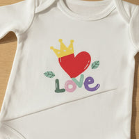 Little Heart Bodysuit and Pants Set