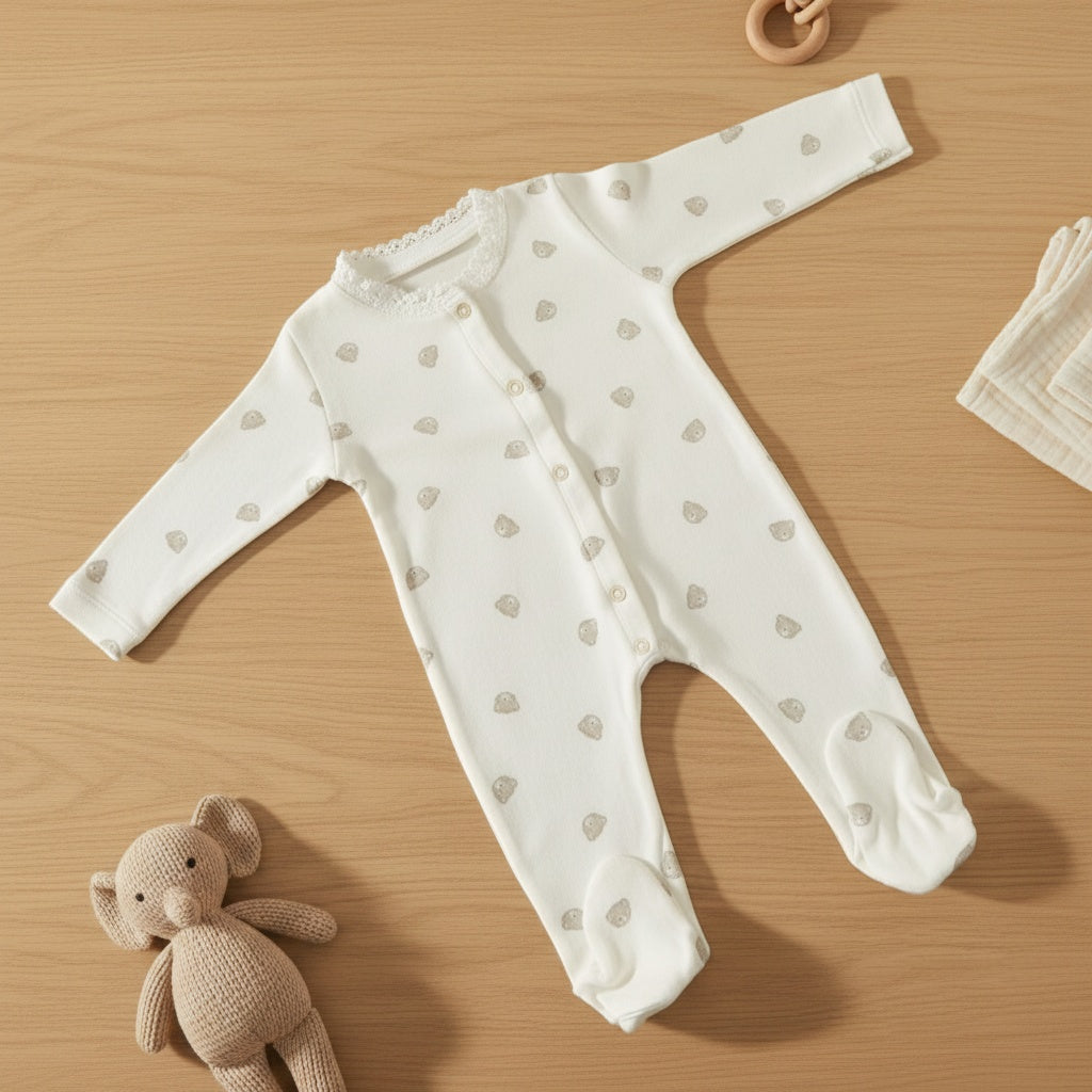Little Teddy Sleepsuit