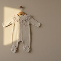 Little Garden Ribbed Sleepsuit
