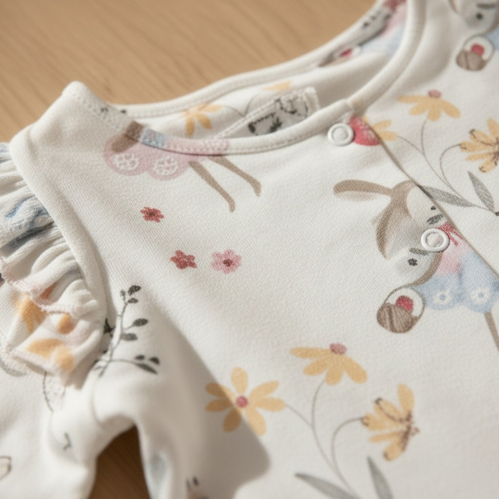 Little Rabbit Sleepsuit and Headband Set