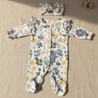 Little Meadow Sleepsuit and Headband Set