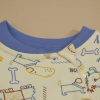 Little Dog Sleepsuit and Hat Set