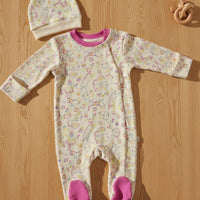 Little Kitty Sleepsuit and Hat Set
