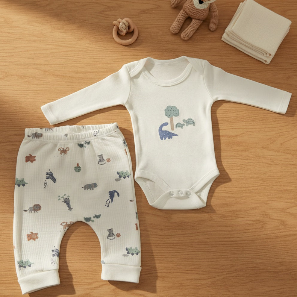 Little Safari Bodysuit and Pants Set