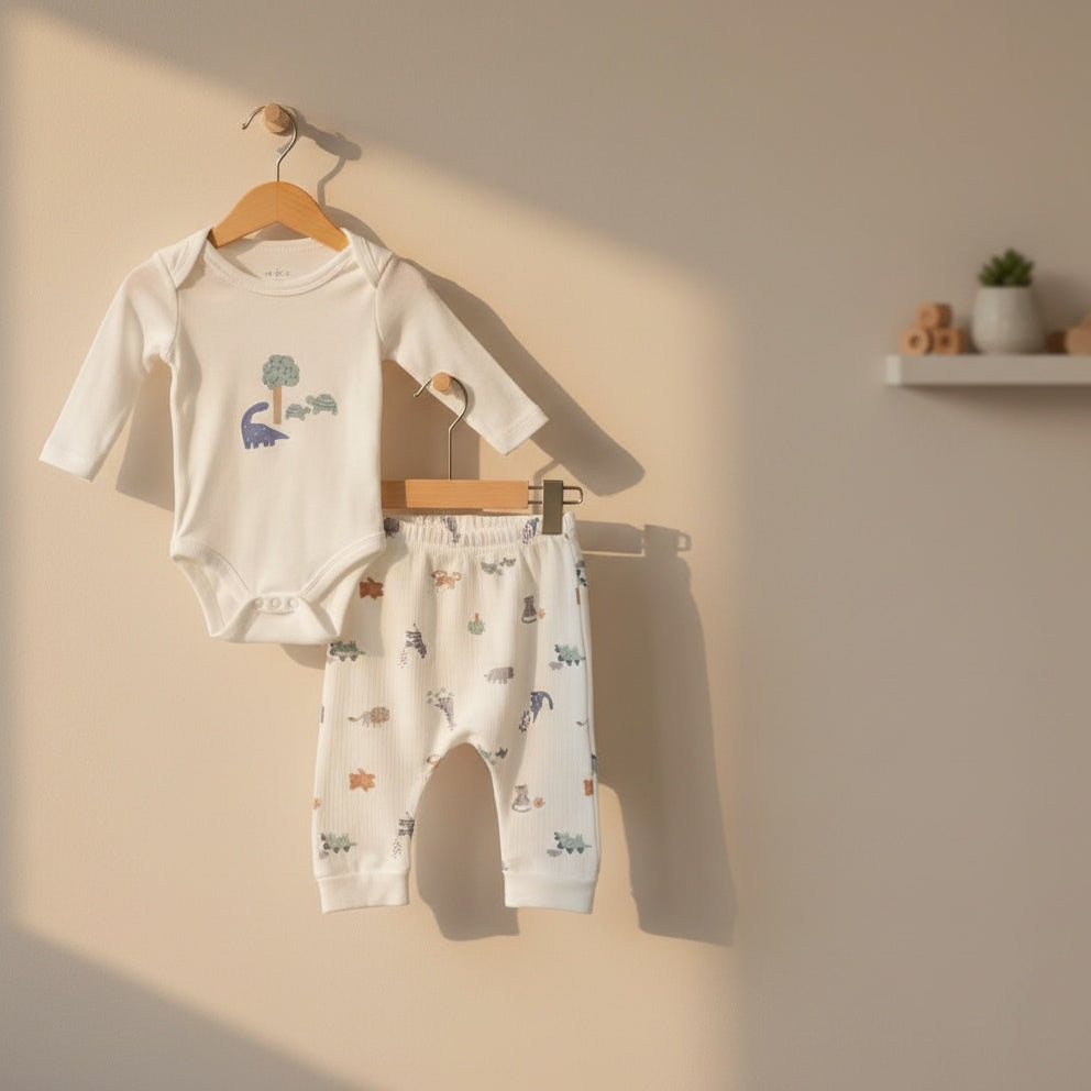 Little Safari Bodysuit and Pants Set