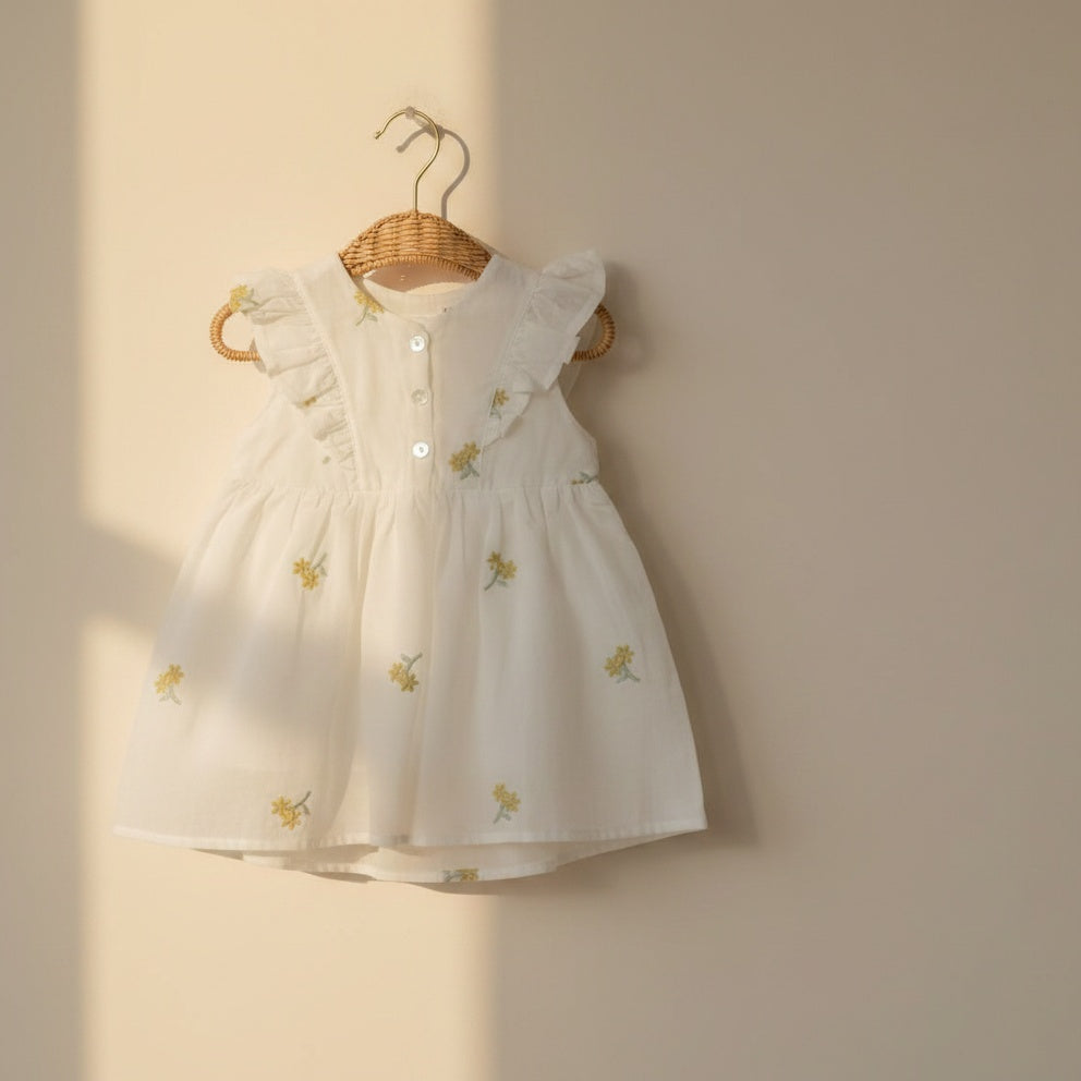 Little Daisy Embroidered Dress