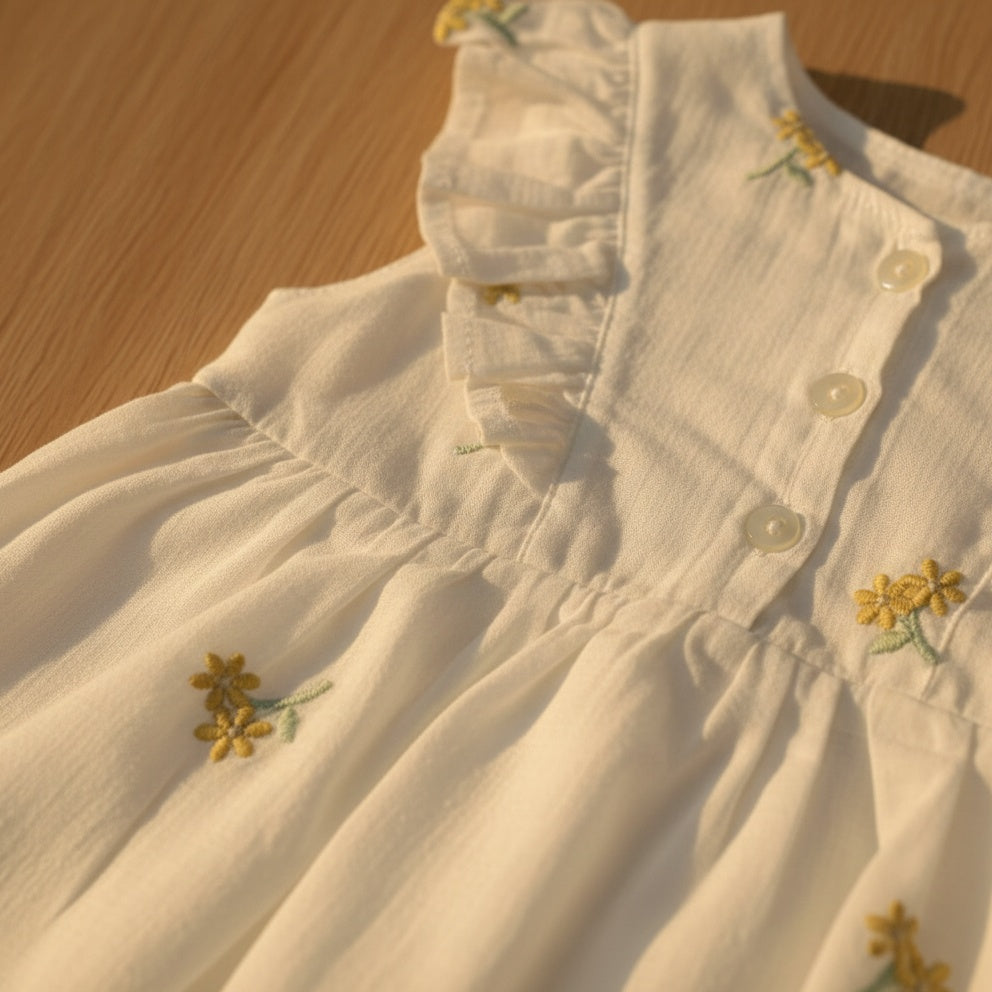 Little Daisy Embroidered Dress