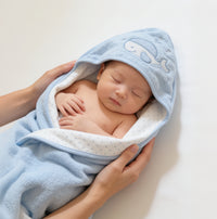 Little Fish Baby Bath Towel - 100% Pure Cotton