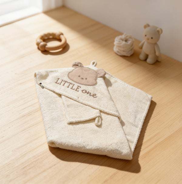 Little One Baby Bath Towel – Soft 100% Cotton Towel