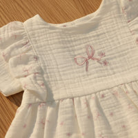 Little Bow Print Dress