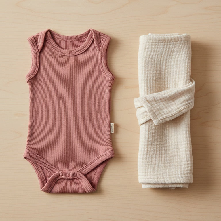Little Ribbed Bodysuit