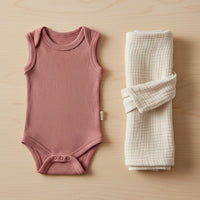 Little Ribbed Bodysuit
