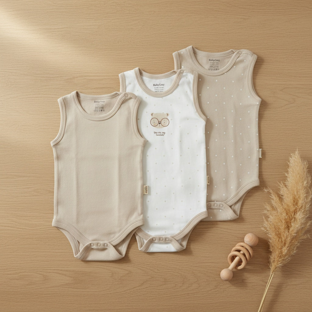 Baby Body Sleeveless Set (Pack of 3)