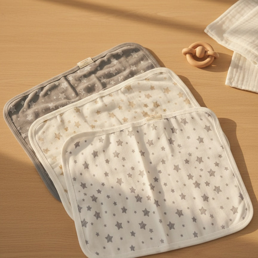 Little Starlight Burp Cloth - Pack of 3