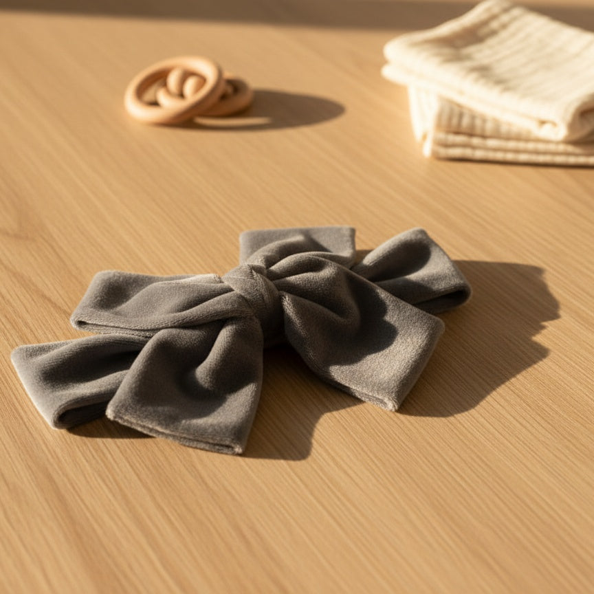 Little Velvet Bow Headband