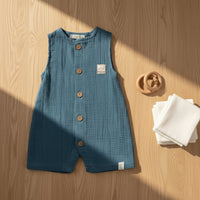 Little Natural Muslin Romper