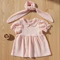 Little Peter Pan Dress and Headband Set