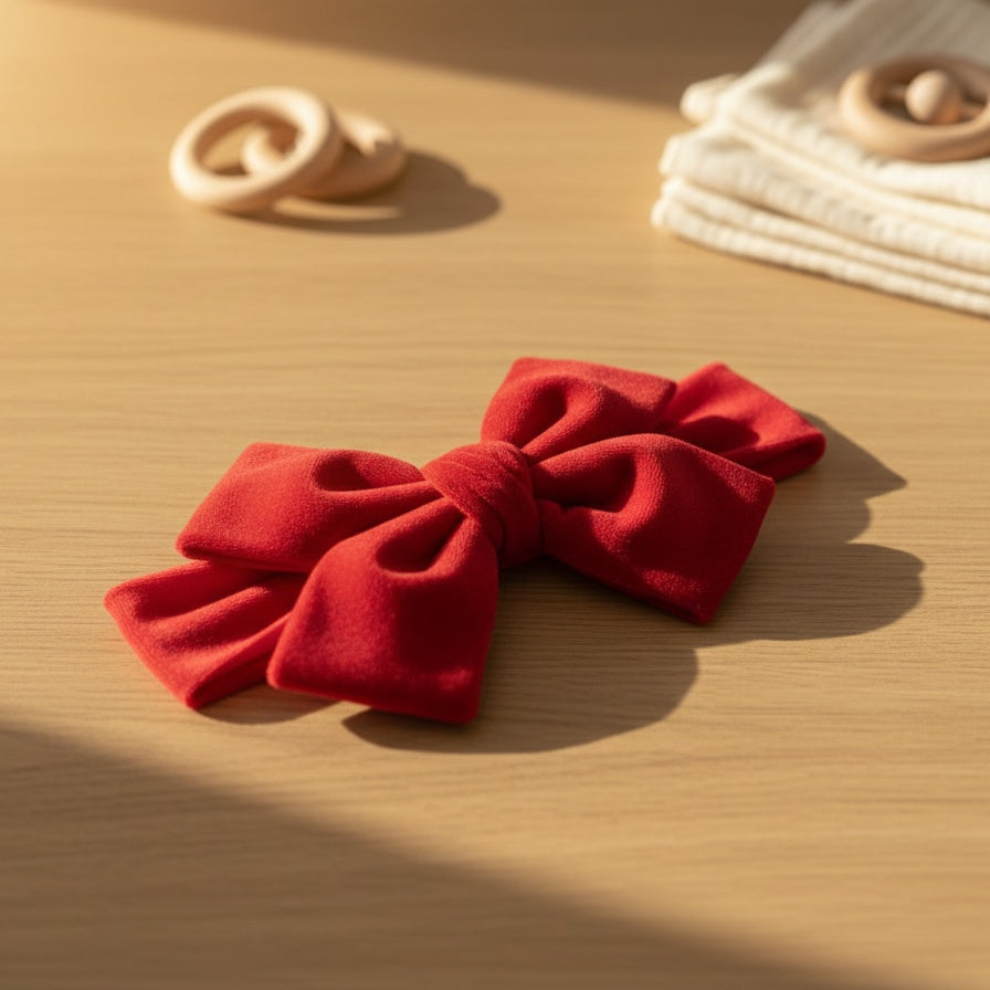 Little Velvet Bow Headband