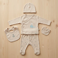 Baby Hospital Set 5-Piece in Blue / Beige