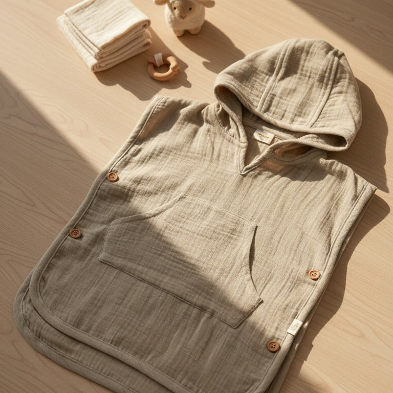 Little Cloud Muslin Poncho