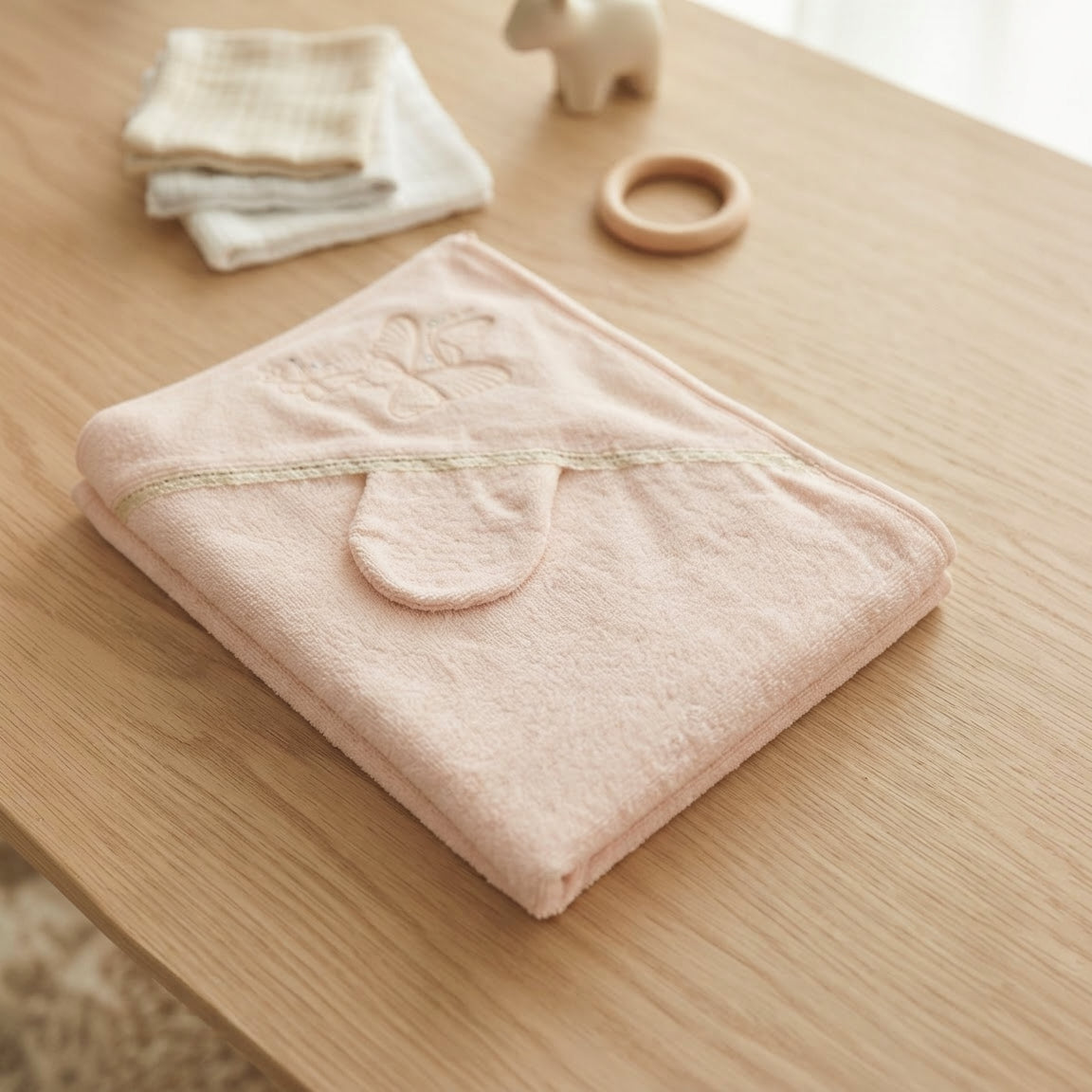 Little Butterfly Bath Towel - 100% Pure Cotton