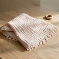 Little Fringe Muslin Blanket