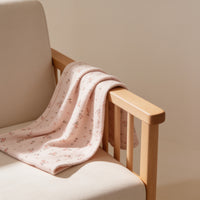 Little Floral Ribbed Blanket