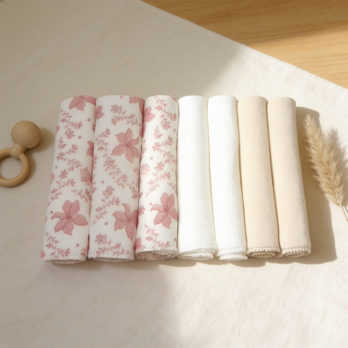 Little Petals Baby Washcloth Set