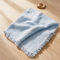 Little Fringe Muslin Blanket