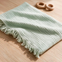 Little Fringe Muslin Blanket