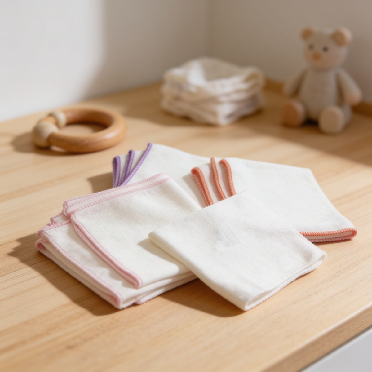 Little Trim Baby Washcloth - Pack of 10