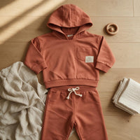 Little Essential Hoodie Set