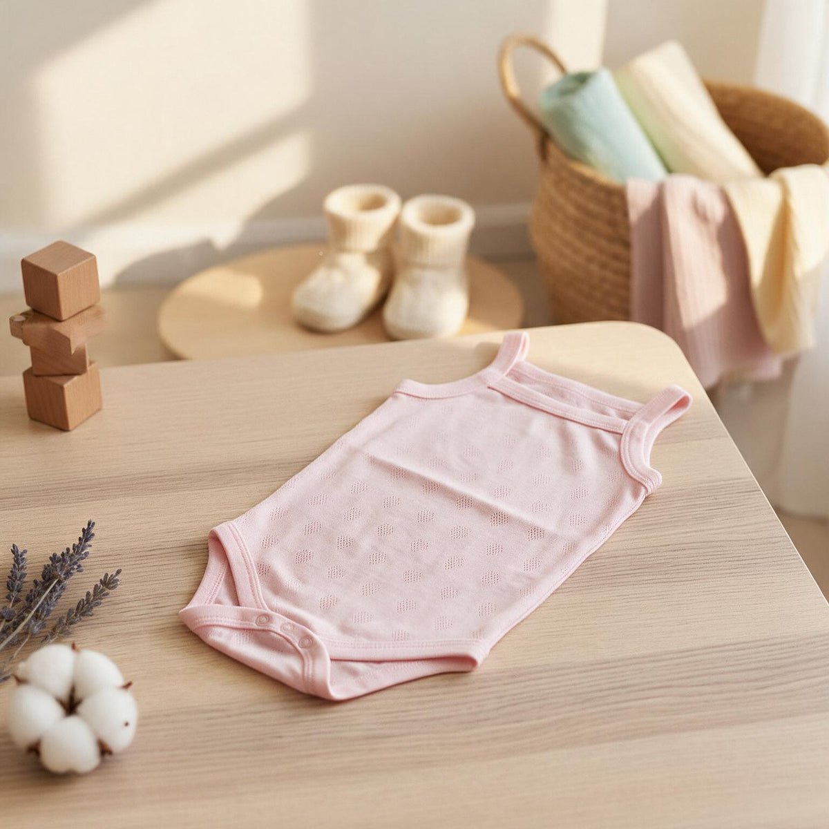 Little Sleeveless Bodysuit
