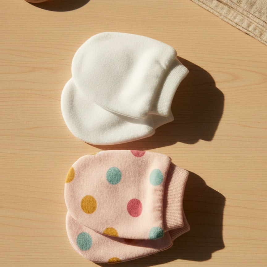 Little Duo Baby Mittens - Pack of 2