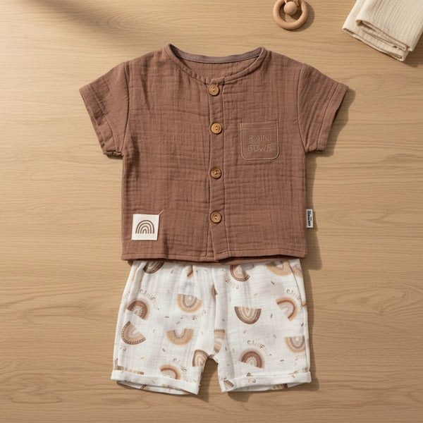 Little Brown Muslin Set