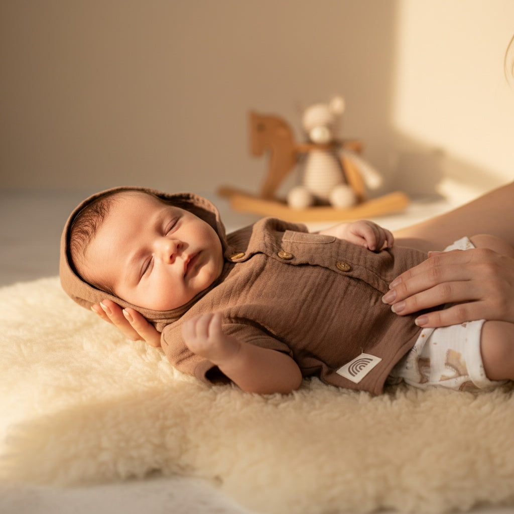 Little Brown Muslin Set