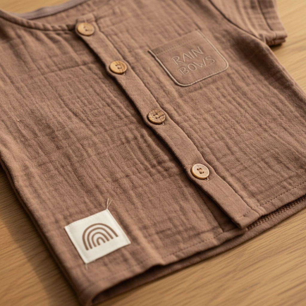 Little Brown Muslin Set