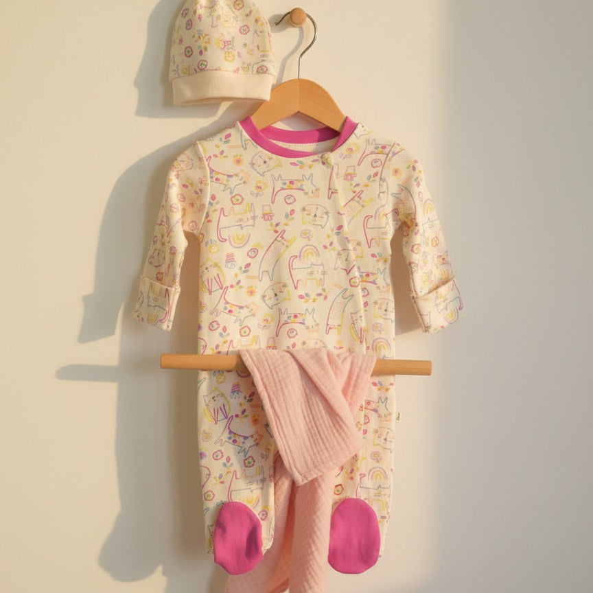 Baby Blanket with Romper