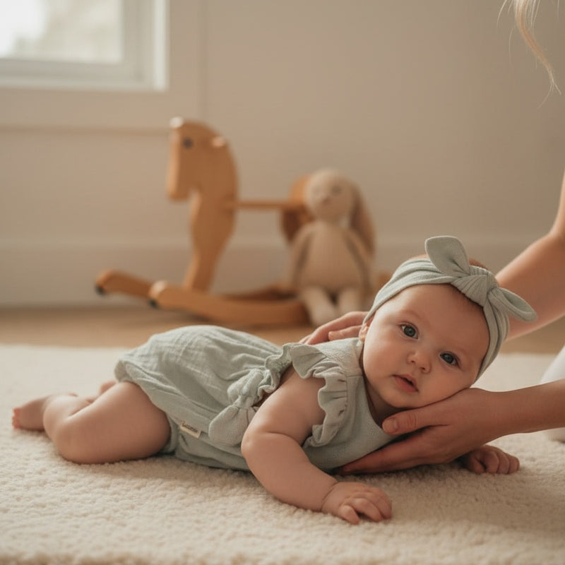 Little Bow Romper and Headband Set
