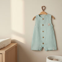 Little Natural Muslin Romper