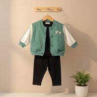 Little Varsity Jacket Set