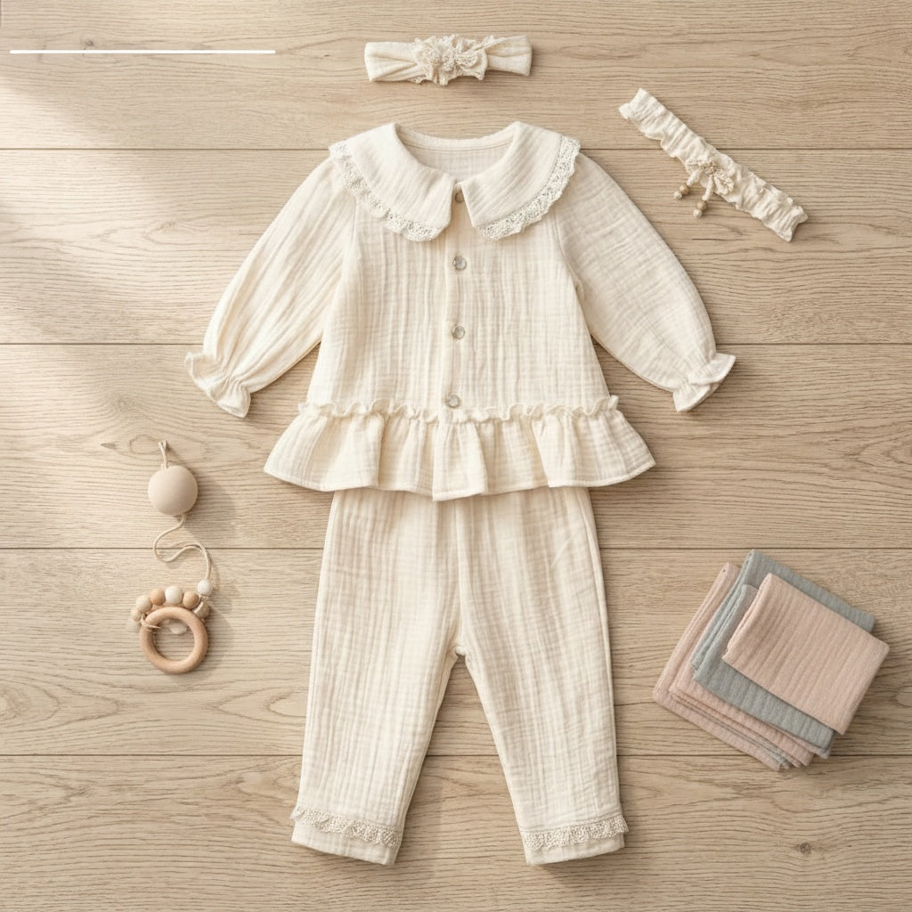 Little Ruffle Peplum Set
