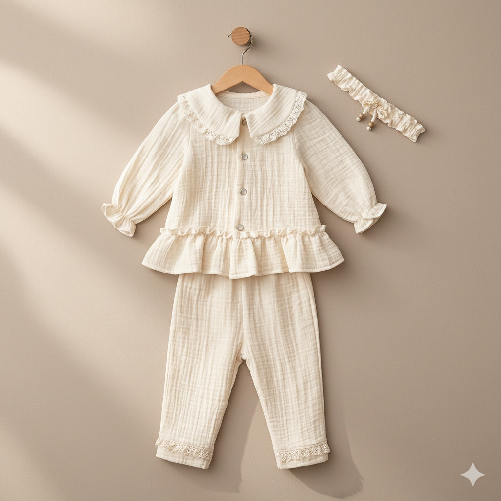 Little Ruffle Peplum Set
